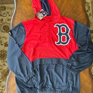 Boston Redsox’s lightweight 1/4 zip pullover hoodie size large